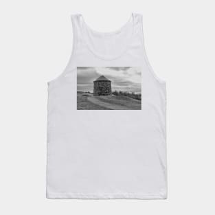 Beacon Tower at Burton Dassett Black and White Tank Top